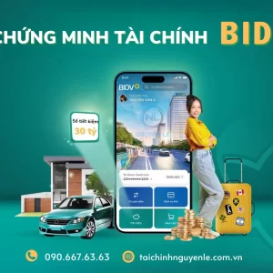 chứng minh tài chính bidv