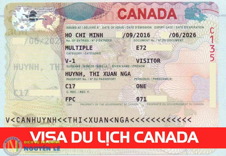 Visa Du Lich Canada Xuan Nga
