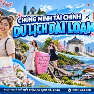 hướng dẫn chứng minh tài chính du lịch đài loan