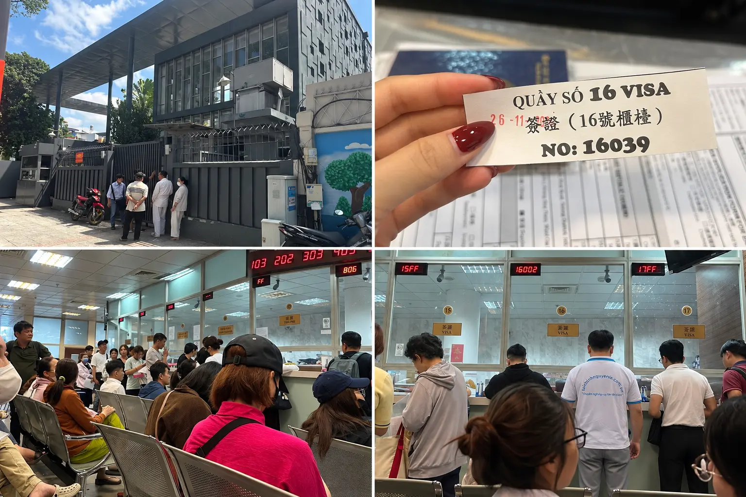 nộp hồ sơ visa tại văn phòng kinh tế và văn hóa đài bắc