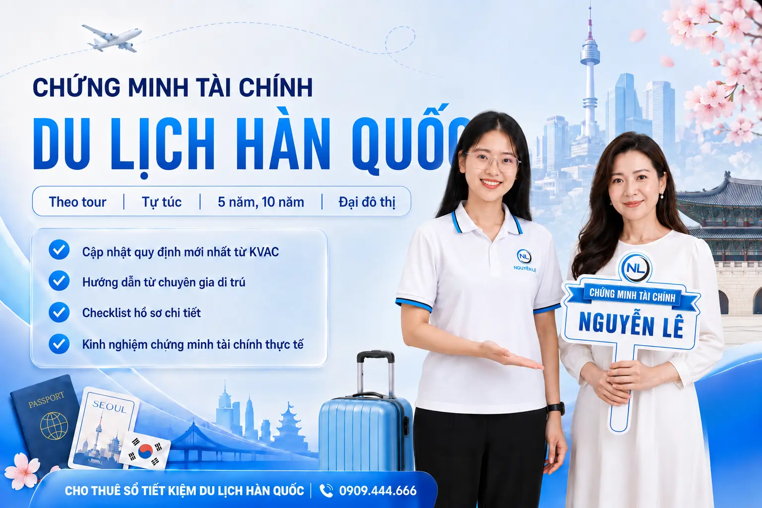 cách chứng minh tài chính du lịch hàn quốc