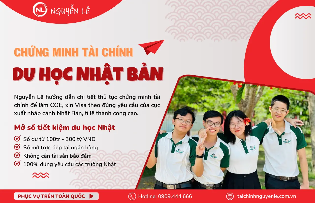 chứng minh tài chính du học Nhật Bản