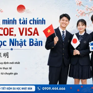 chứng minh tài chính xin coe visa du học nhật bản