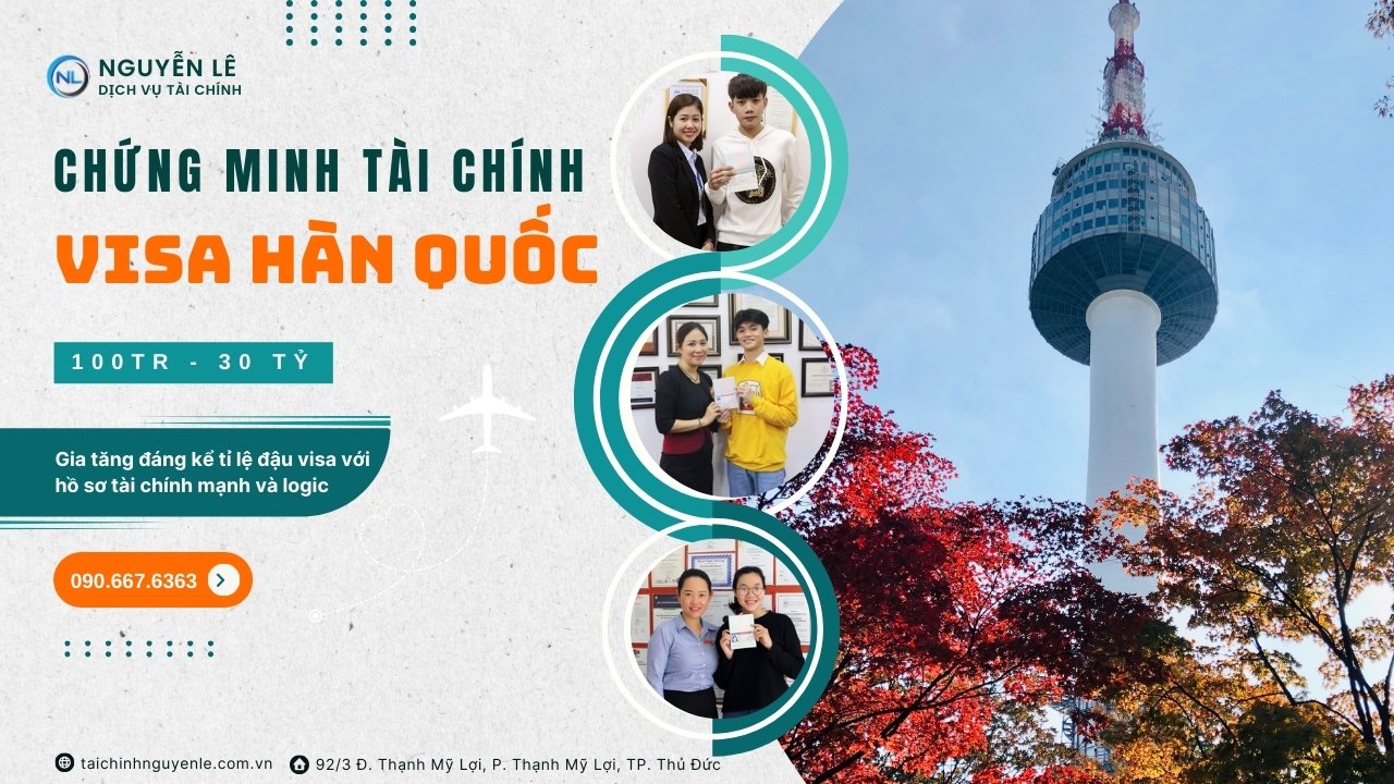 chứng minh tài chính visa Hàn Quốc