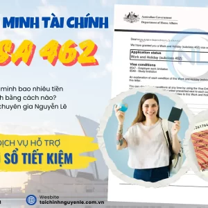 chứng minh tài chính visa 462