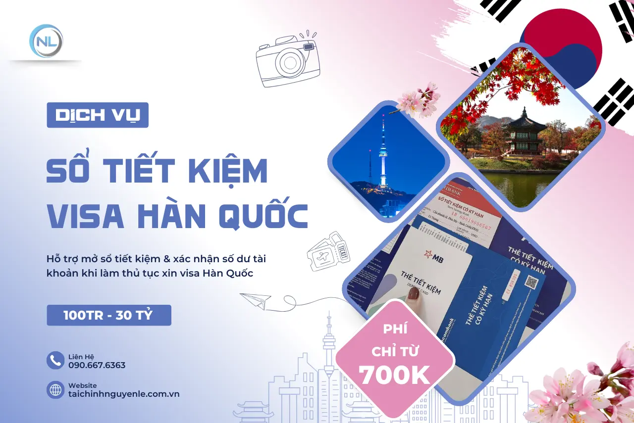 thuê sổ tiết kiệm xin visa hàn quốc