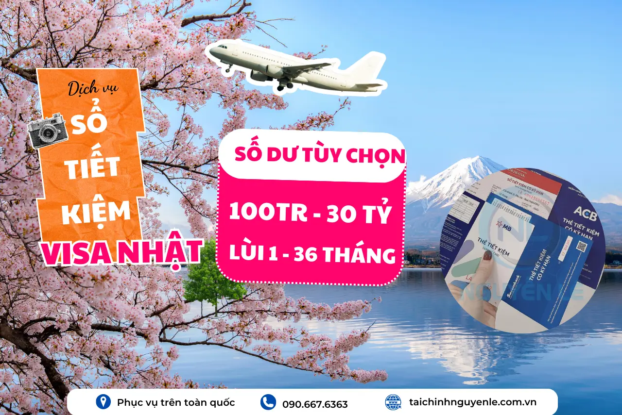 thuê sổ tiết kiệm xin visa nhật