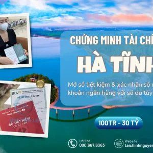 dịch vụ chứng minh tài chính hà tĩnh