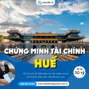 dịch vụ chứng minh tài chính huế