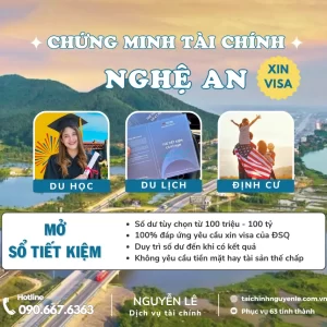 dịch vụ chứng minh tài chính nghệ an