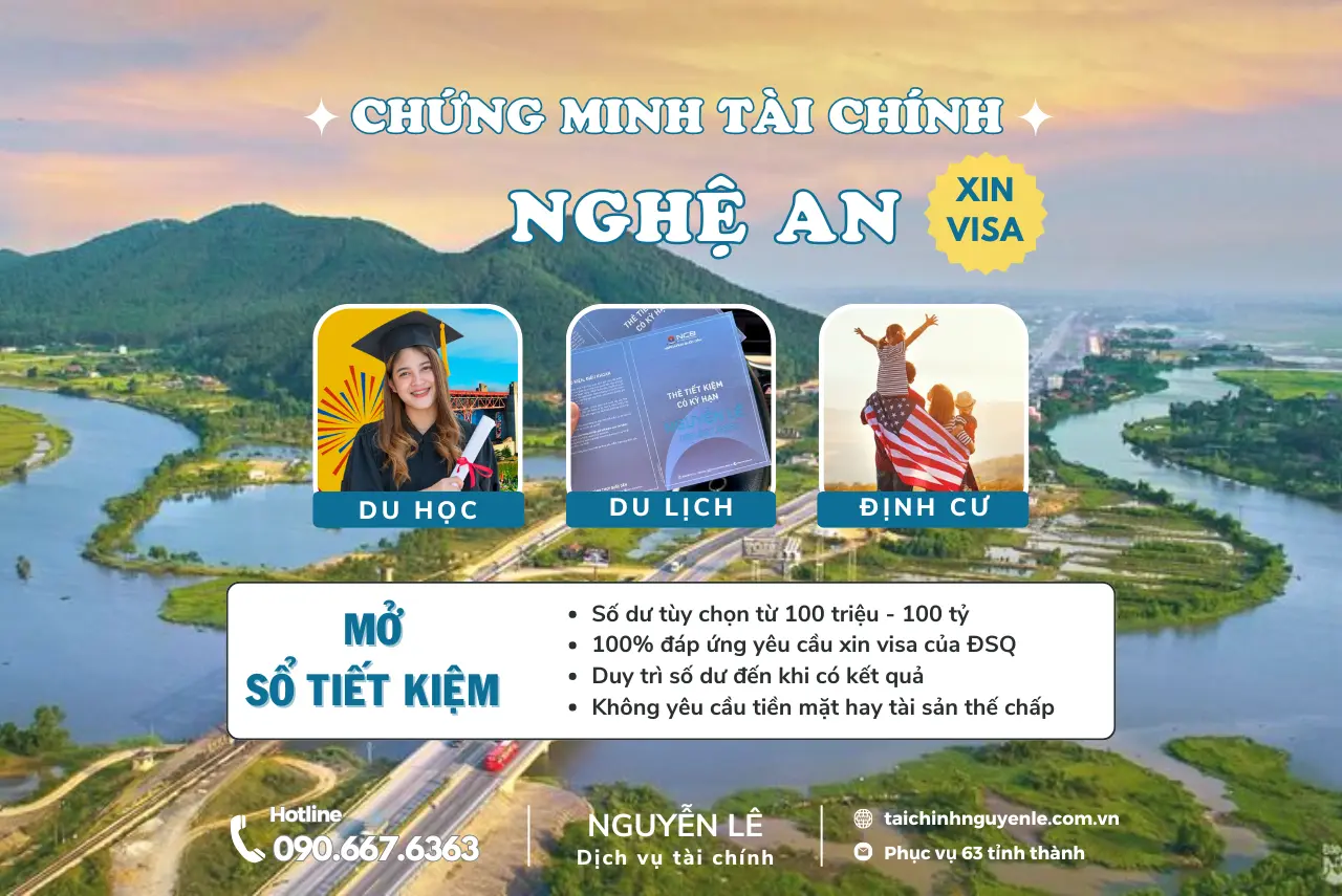 dịch vụ chứng minh tài chính nghệ an