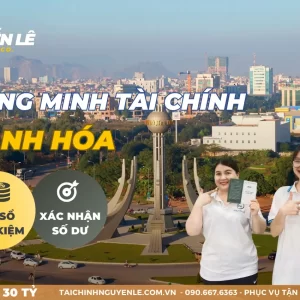 dịch vụ chứng minh tài chính thanh hóa