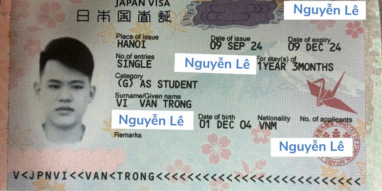 visa du học nhật bản