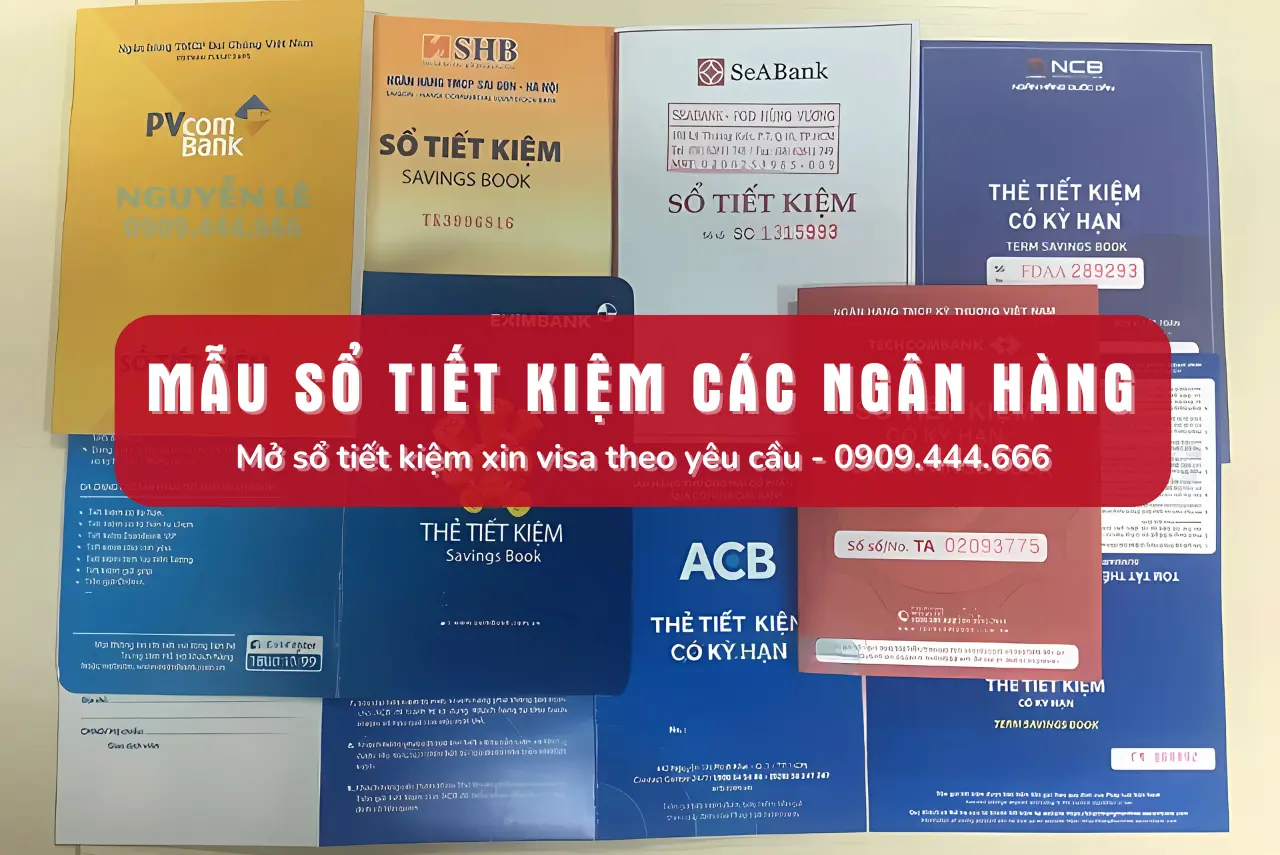 mẫu sổ tiết kiệm các ngân hàng