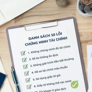 top 10 loi chung minh tai chinh hay gap khi xin visa