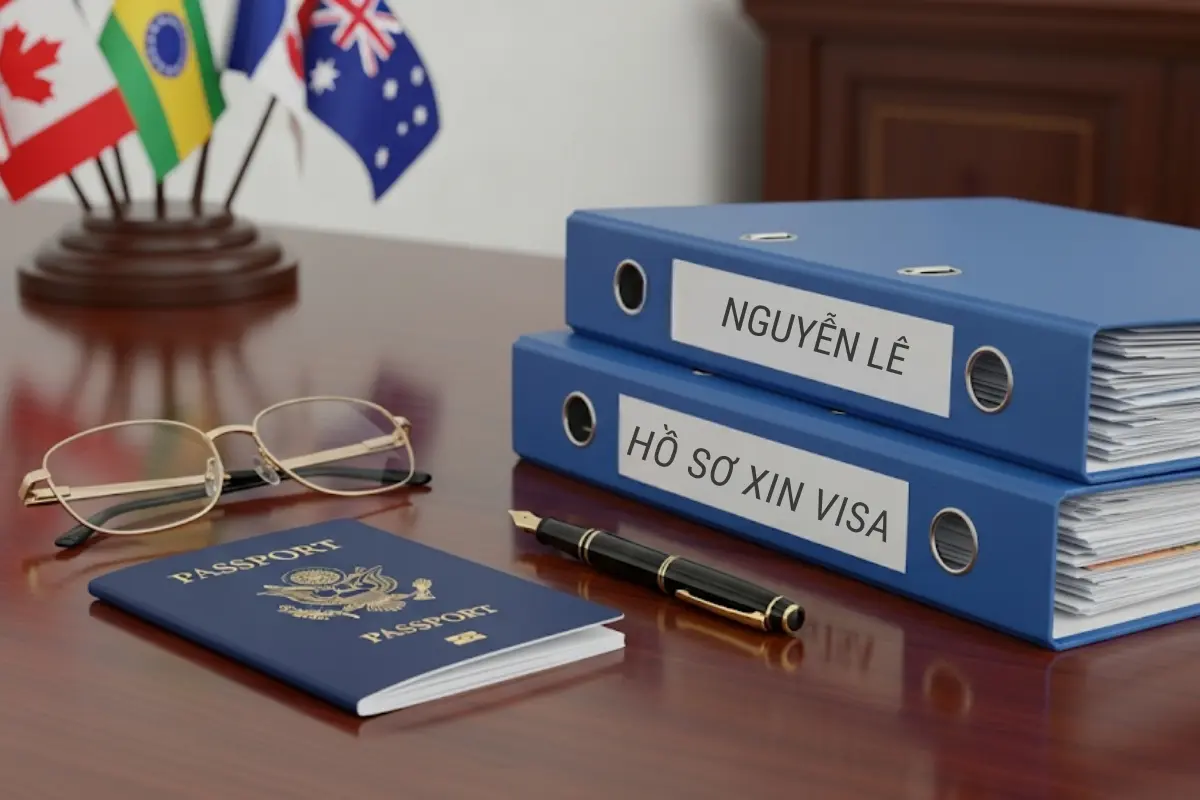 mẫu hồ sơ xin visa