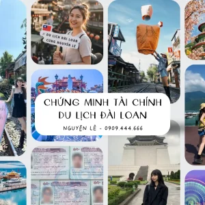 chứng minh tài chính du lịch đài loan