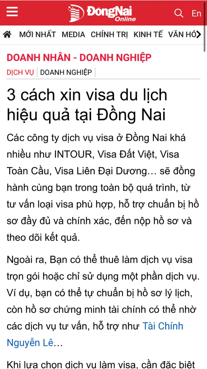 báo đồng nai nói về nguyễn lê