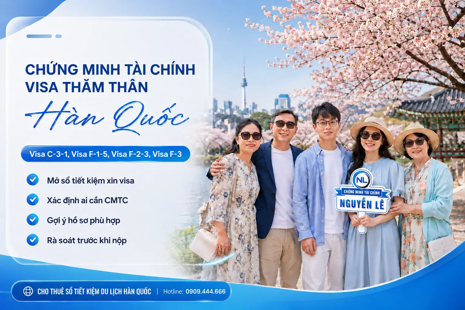 chứng minh tài chính thăm thân hàn quốc