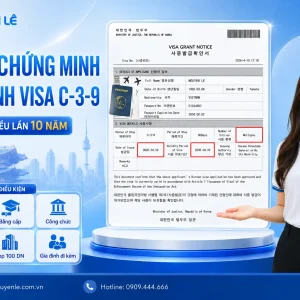 chứng minh tài chính visa du lịch hàn quốc 10 năm