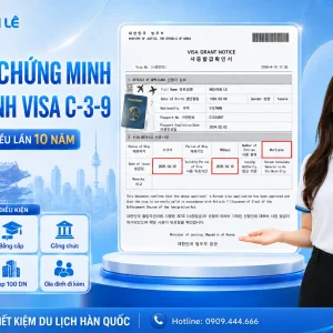 chứng minh tài chính visa nhiều lần 10 năm