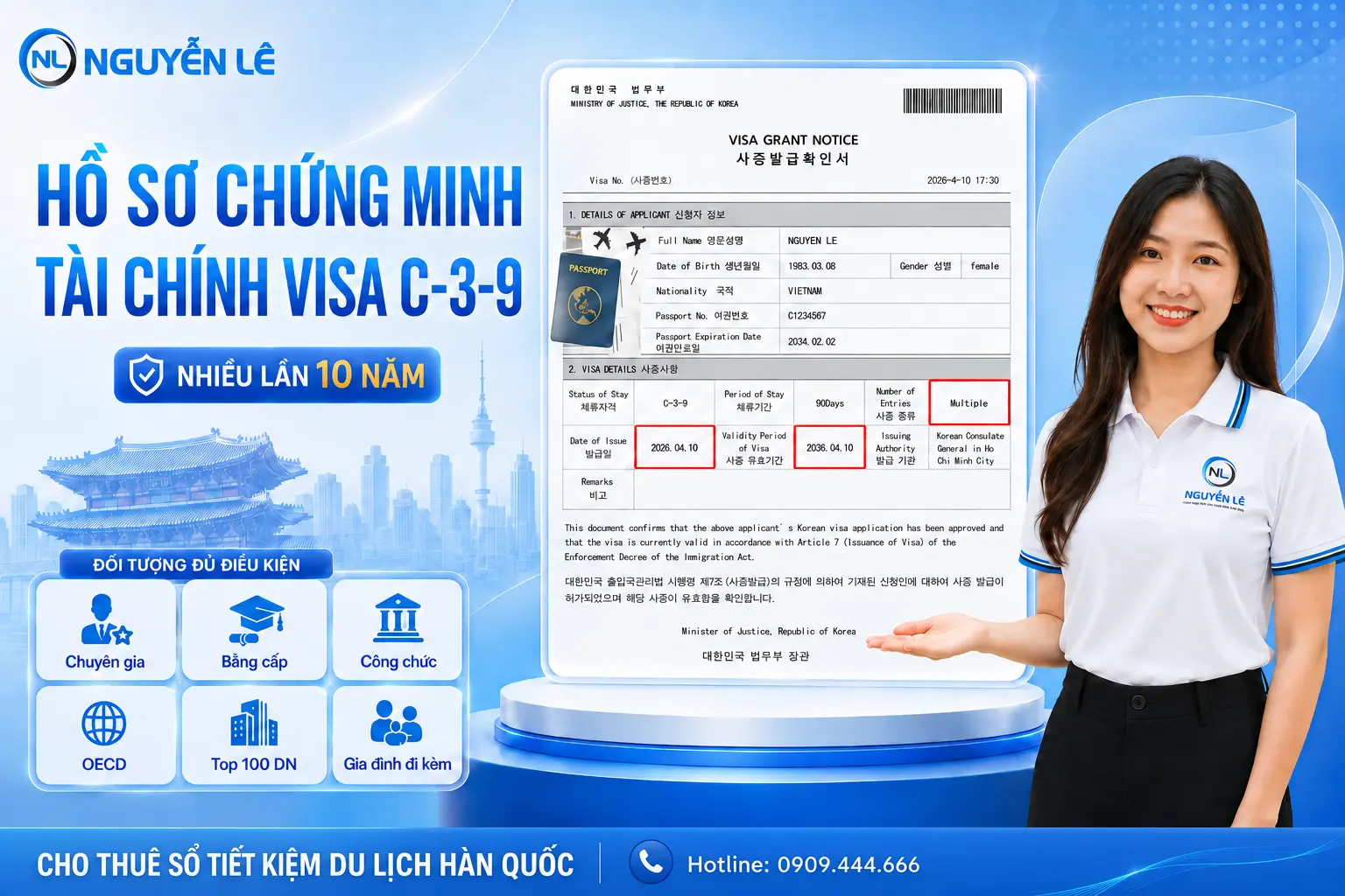 chứng minh tài chính visa nhiều lần 10 năm