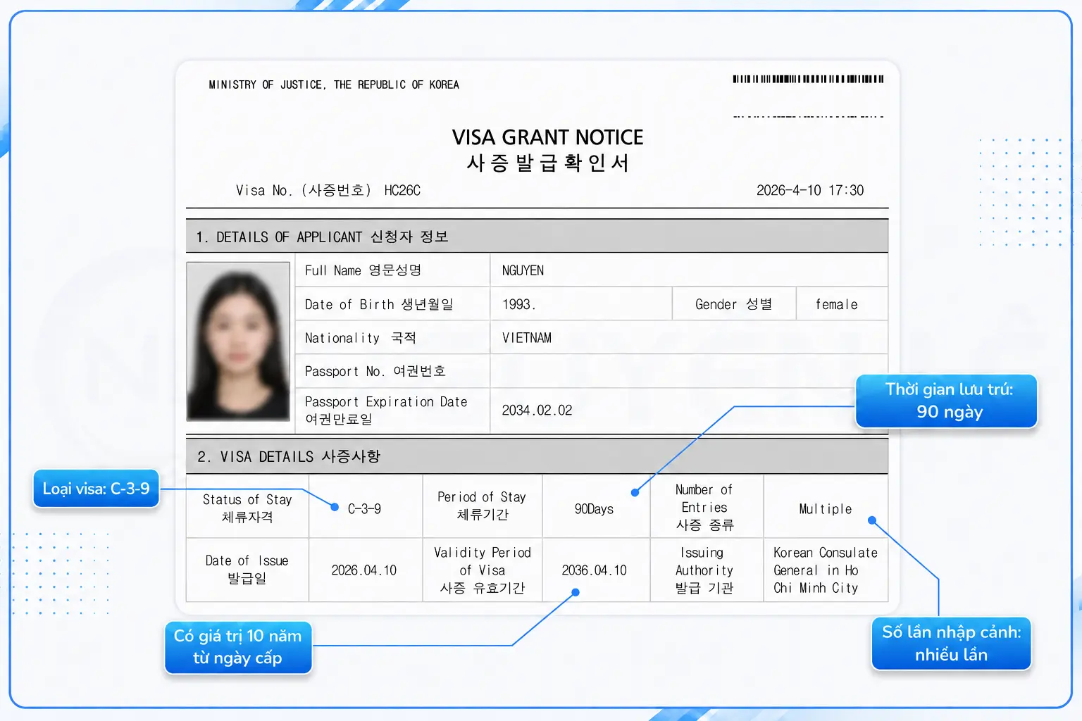 mẫu visa c-3-9 dien 10 năm