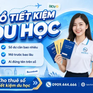 chứng minh tài chính du học bằng sổ tiết kiệm