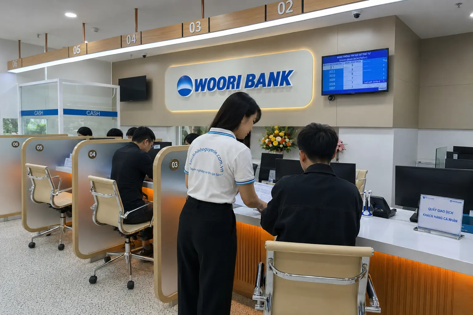 mở sổ đóng băng tại woori bank