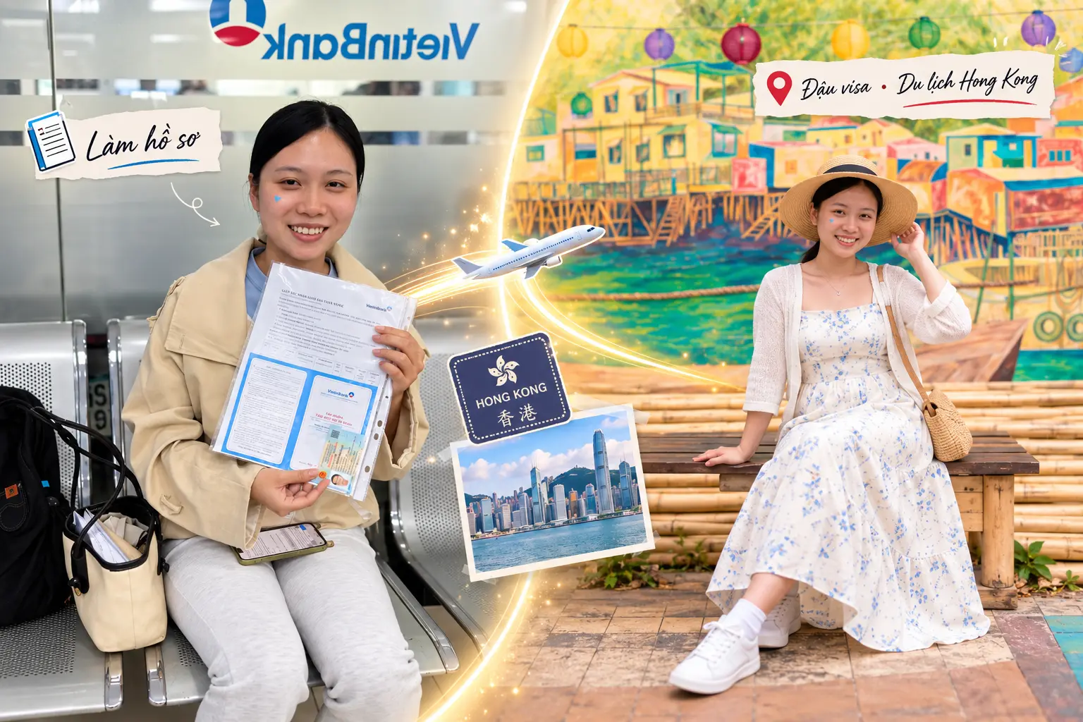 hành trình từ hồ sơ đến du lịch hồng kông